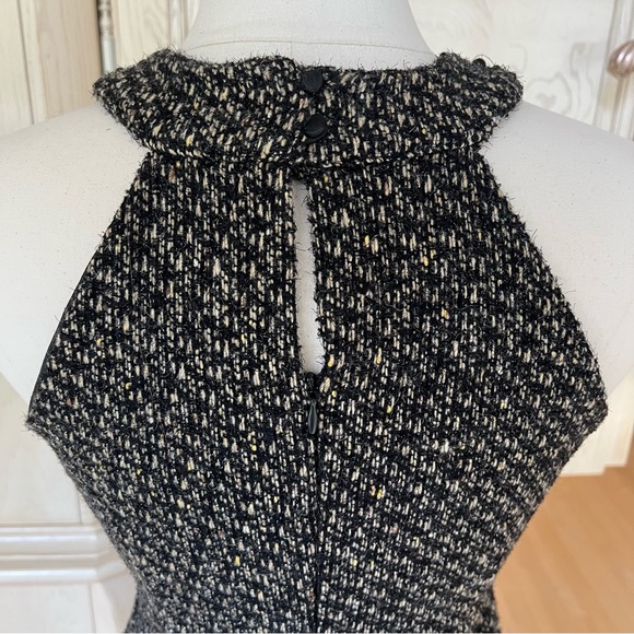 INC International Concepts Tweed Wool Blend Beaded Neck Sleeveless Dress - Picture 9 of 12